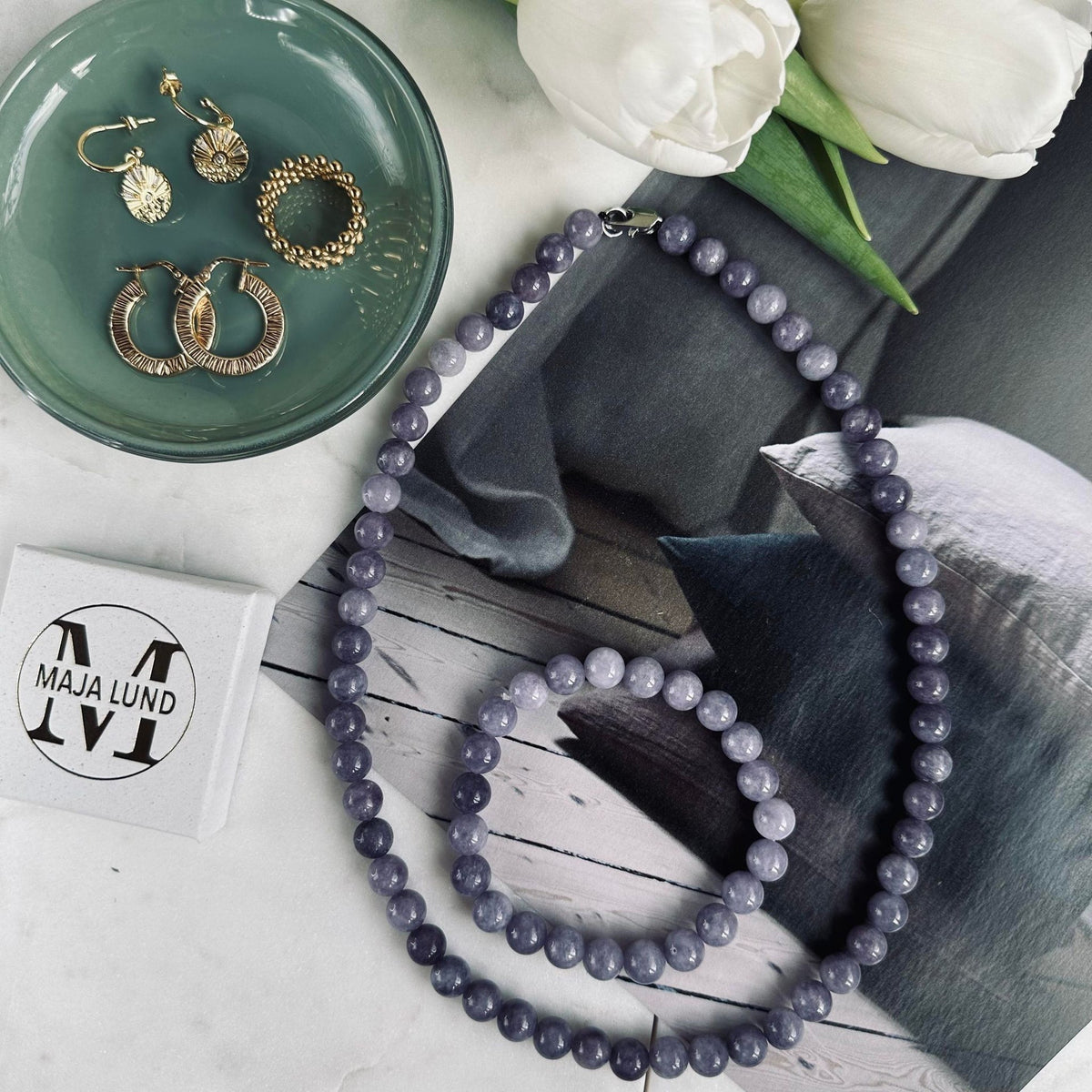 Armbånd Mary Lilla - VIAMAJA.DK