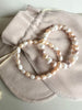 Bracelet Nadia avec perles d’eau douce de 5 mm – Mélange beige
