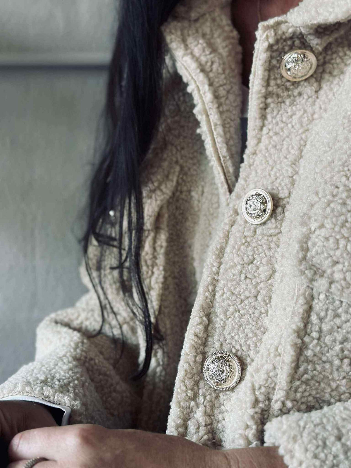 Veste Teddy Lois beige