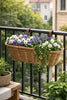 Jardinière de balcon en rotin - plusieurs tailles