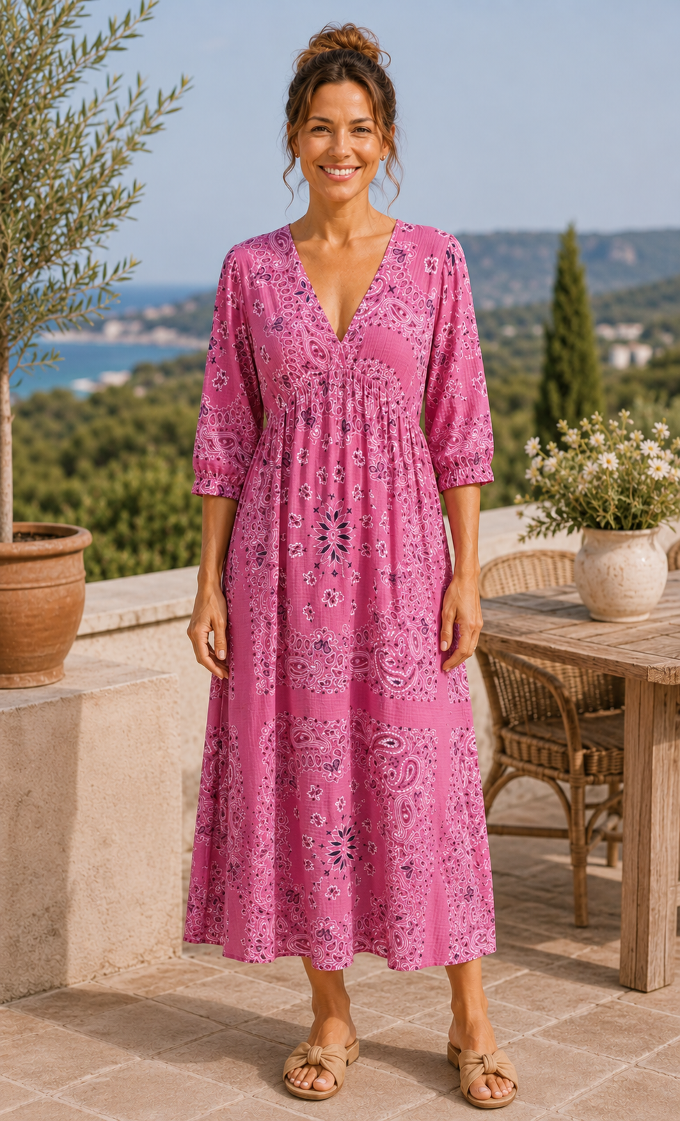 Robe Nelly - Rose