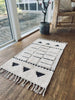 TAPIS DE BAIN ANTIDÉRAPANT 50X80 COTON NOIR/NATUREL