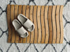 Tapis de bain ondulé - Bambou
