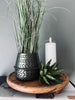 Plateau en acacia - rond