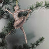 Ballerine scintillante champagne