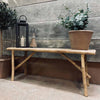 Banc en bambou