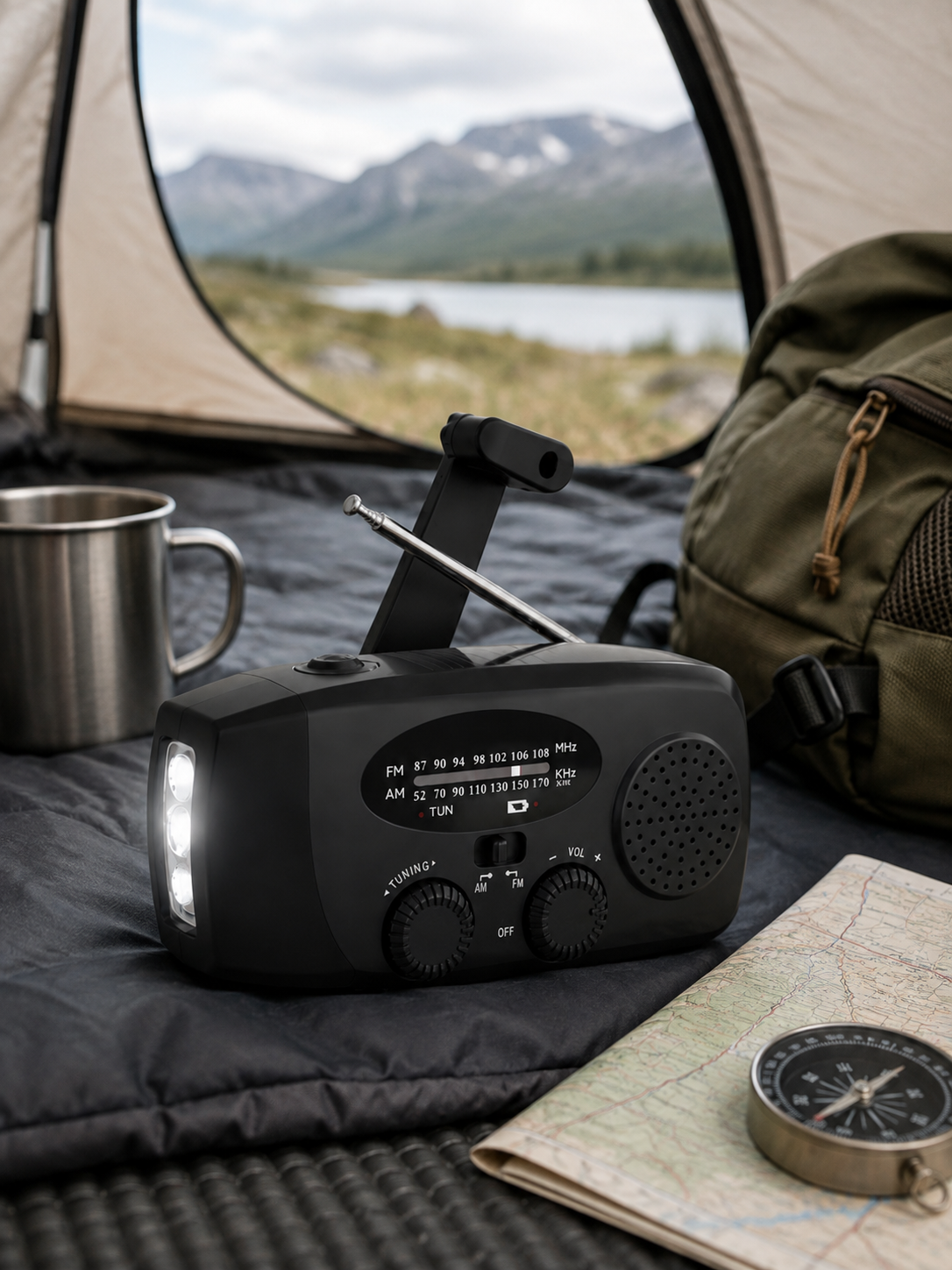 Radio de secours avec powerbank