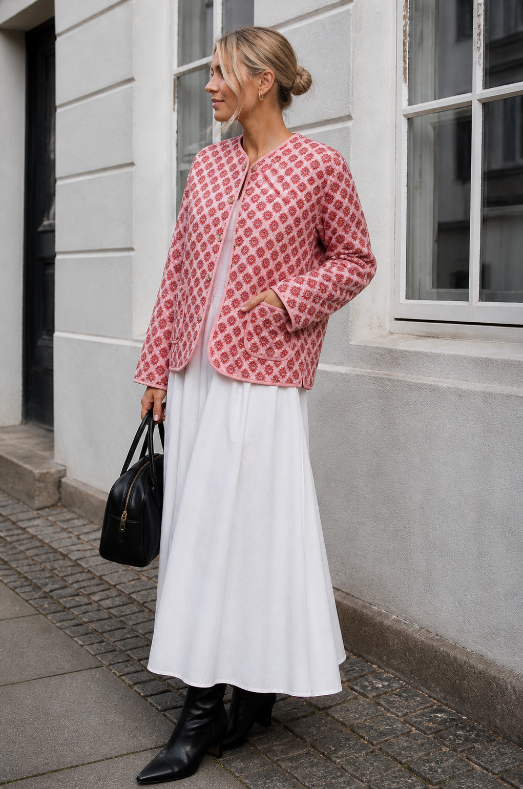 Veste Quilt Pink