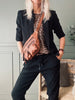 Blazer avec manches 3/4 – Black