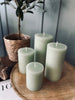 Bougie pilier – Vert rustique