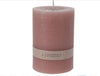 Bougie pilier – Rose rustique