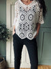 Blouse maille bohème