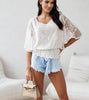 Blouse embroidered - White S/M