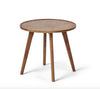 Table ronde 45x50 cm chêne