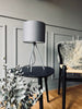 Lampe de table - Grise sur pieds