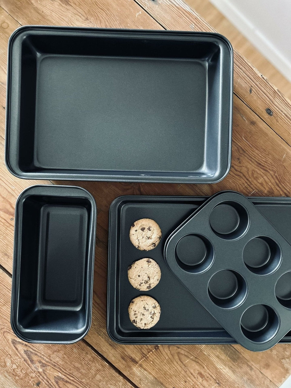 Bradepander og forme – Sæt af 4 stk Non Stick - VIAMAJA.DK