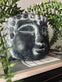 Buddha potte - Grå cement - VIAMAJA.DK