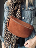 Bumbag Dora daim Rust