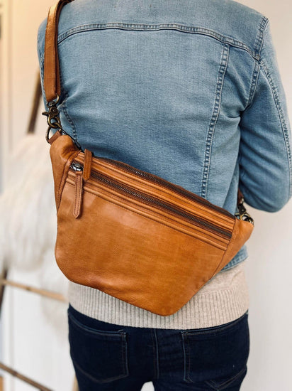 Bumbag Fello Cognac - VIAMAJA.DK