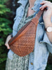 Sac banane HOLLY Tressé - Walnut