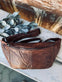 Bumbag JUNE - BIG Dark cognac - VIAMAJA.DK