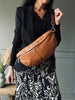Sac banane avec contraste – XL Cognac