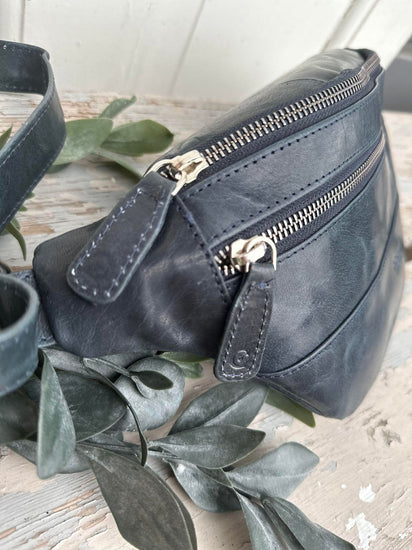 Bumbag Nelly - Vintage blue - VIAMAJA.DK