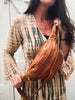 Bum bag TRIP - Cuir de buffle cognac