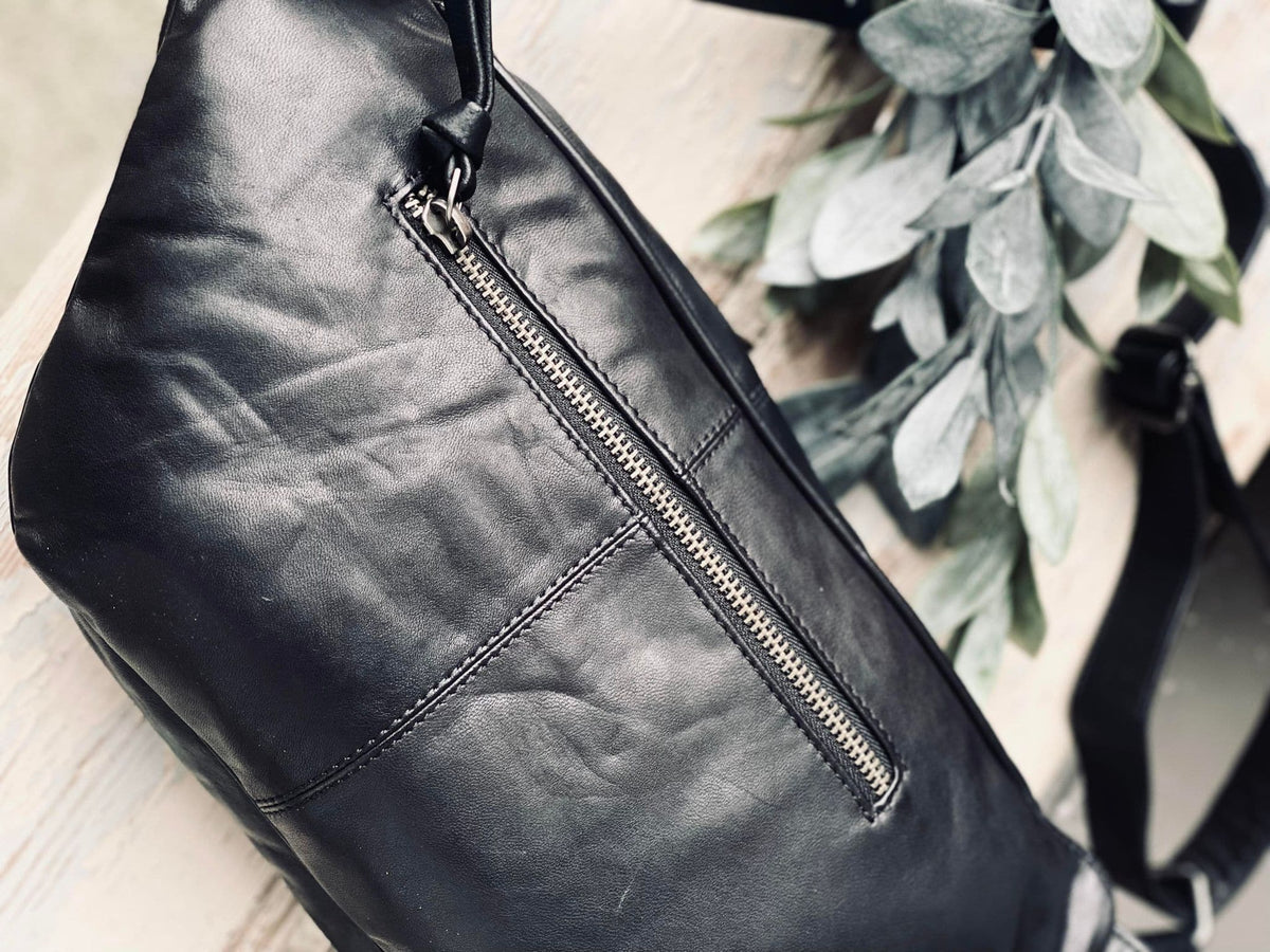 Bumbag - VINTAGE Black / Silver - VIAMAJA.DK