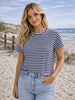 T-shirt Navy rayé