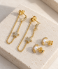 Boucles d'oreilles Alva - Duo en argent sterling