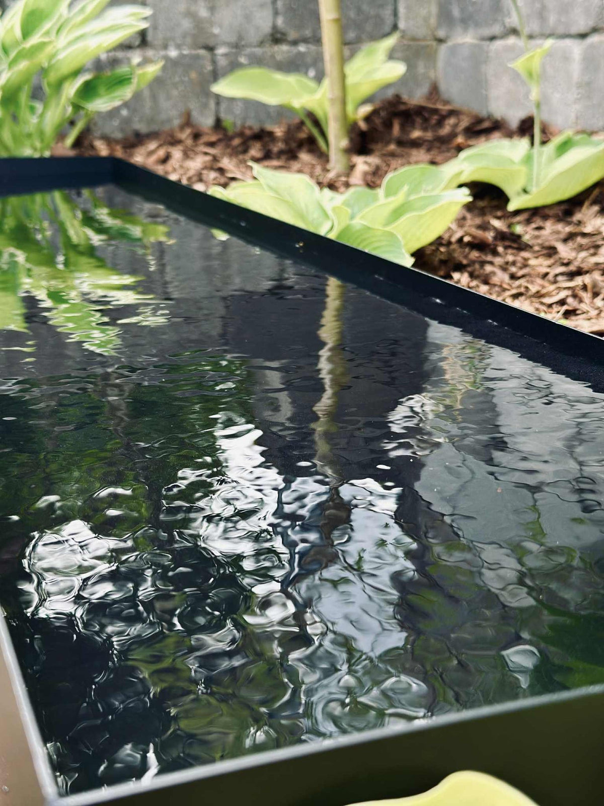 Bassin miroir Rectangle - Noir
