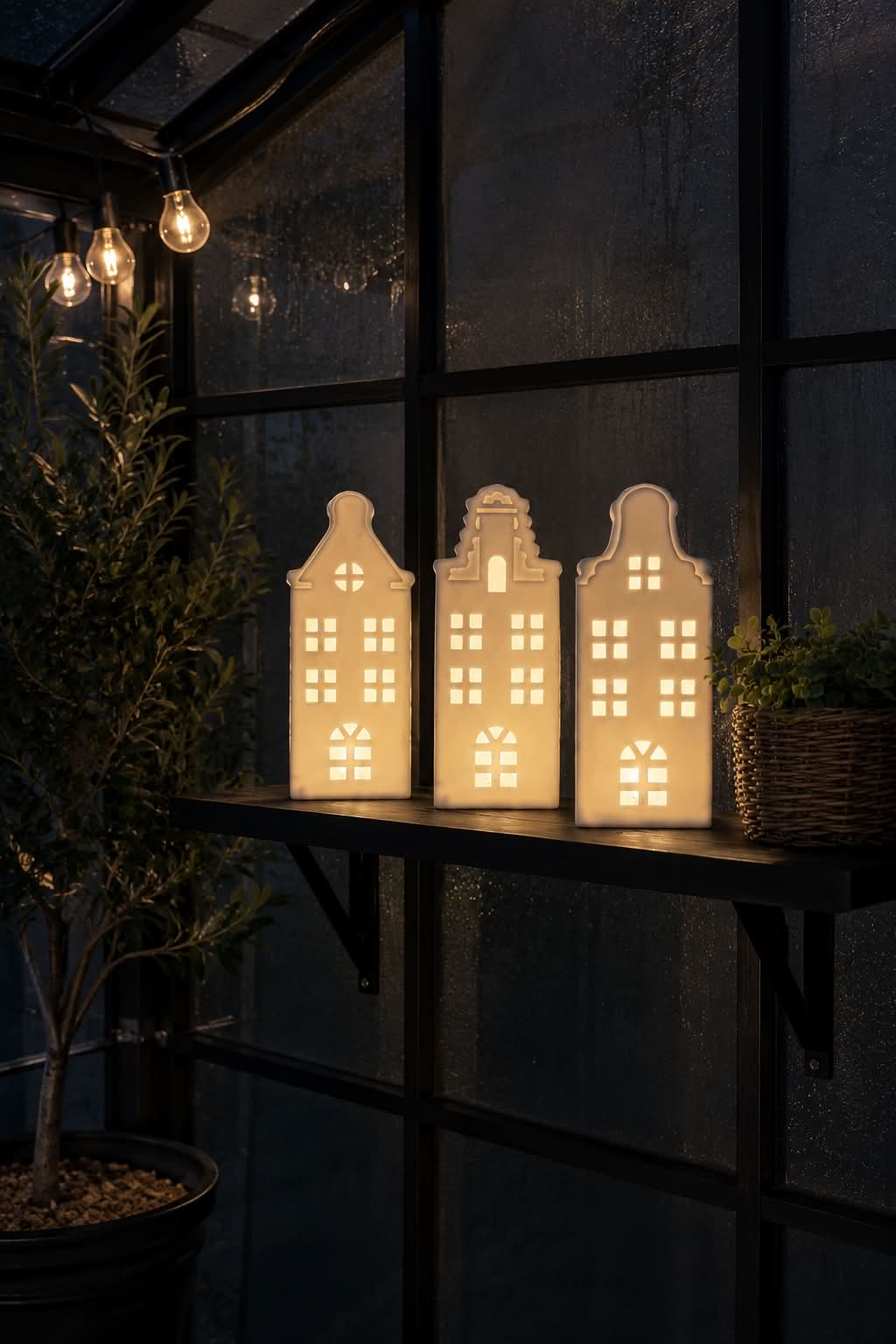 Maison lumineuse à LED - WHITE MIX
