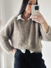 Pull en maille Anouk - Dark fango