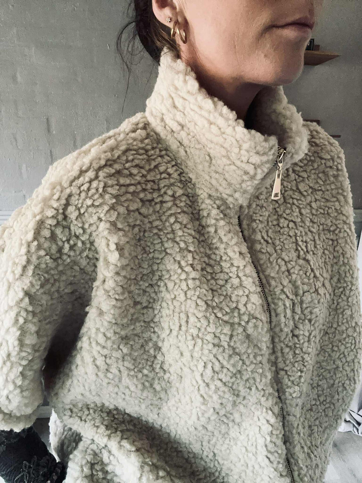 Veste Teddy beige