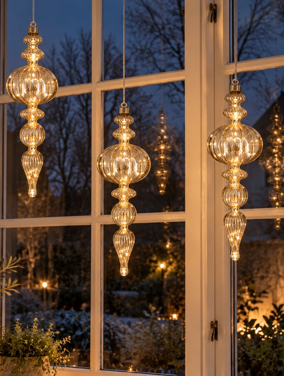 Goutte avec lumière LED - à suspendre