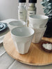 Mug café 250 ml - Porcelaine blanche 4 pcs