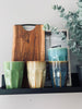 Mugs de café en couleurs assorties - 4 pcs BIG SIZE