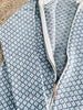 Cardigan en laine mérinos – Iris bleu L