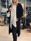 Cardigan Lilly – Lang Sort – One Size - VIAMAJA.DK