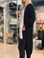 Cardigan Lilly – Lang Sort – One Size - VIAMAJA.DK