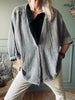 Cardigan HANNA Stone en mélange de lin