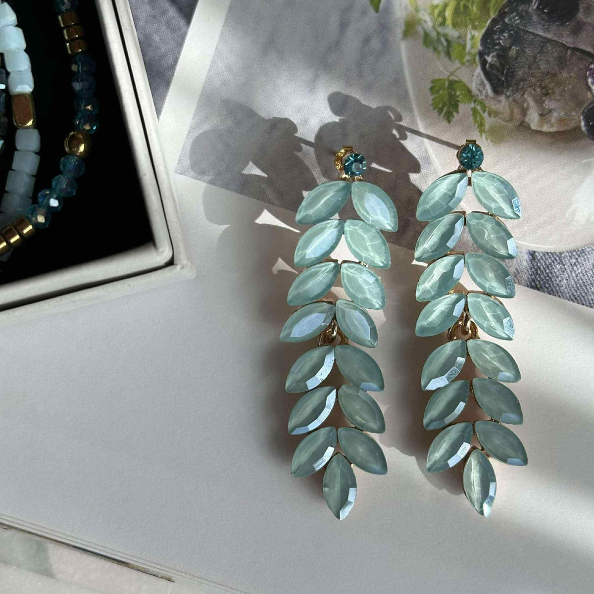 Boucles d’oreilles Leona - Aqua