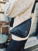 Cool black HALLY sac bandoulière / bumbag triangulaire