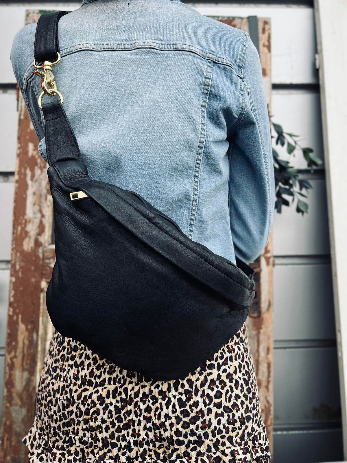 Cool Buffy Bumbag i smørblødt læder - Black - VIAMAJA.DK