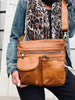 Crossbody COGNAC - Ultra doux