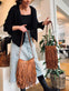Crossbody COW Cognac - med frynser - VIAMAJA.DK