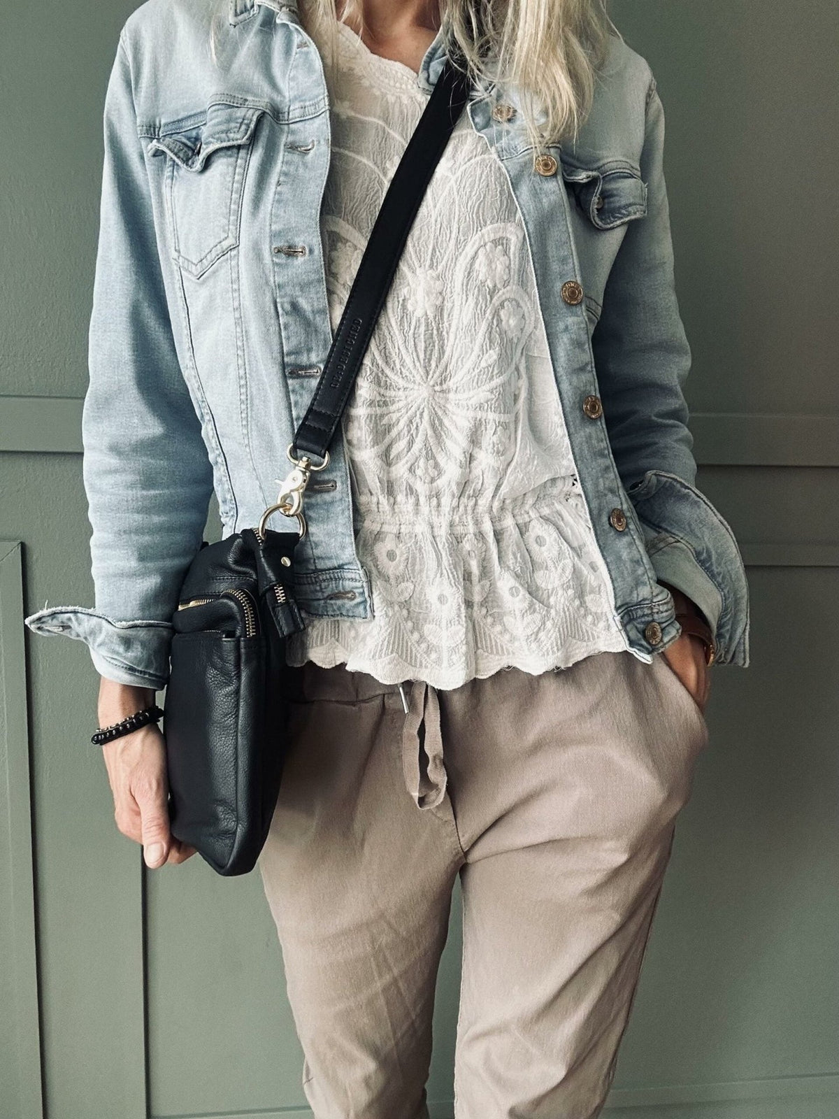 Crossbody Jenna Big – Black - VIAMAJA.DK