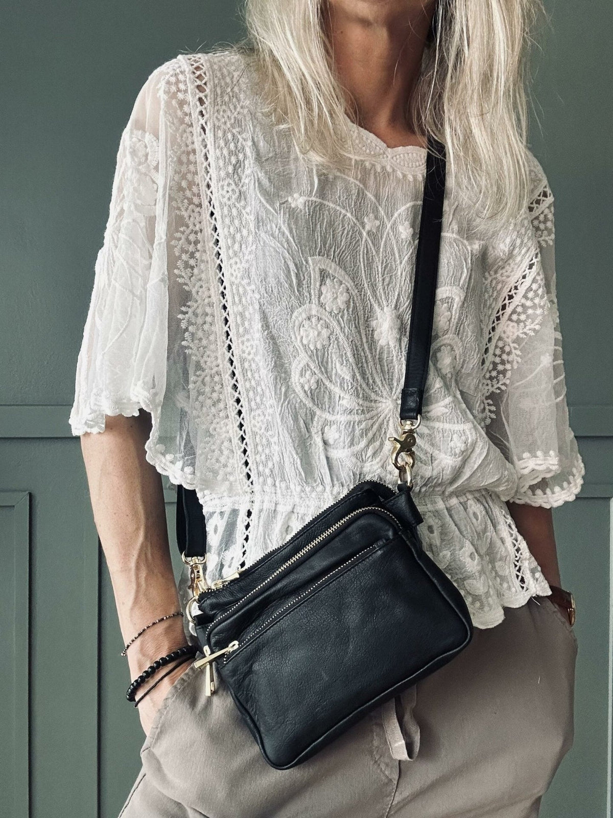 Crossbody Jenna Black - VIAMAJA.DK