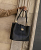 Crossbody Lux Big – Noir / or